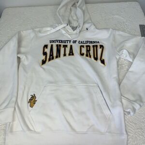 UC Santa Cruz UCSC Pullover Hoodie Adult Size S Banana Slugs Embroidered